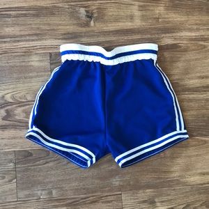 Retro high waisted athletic shorts